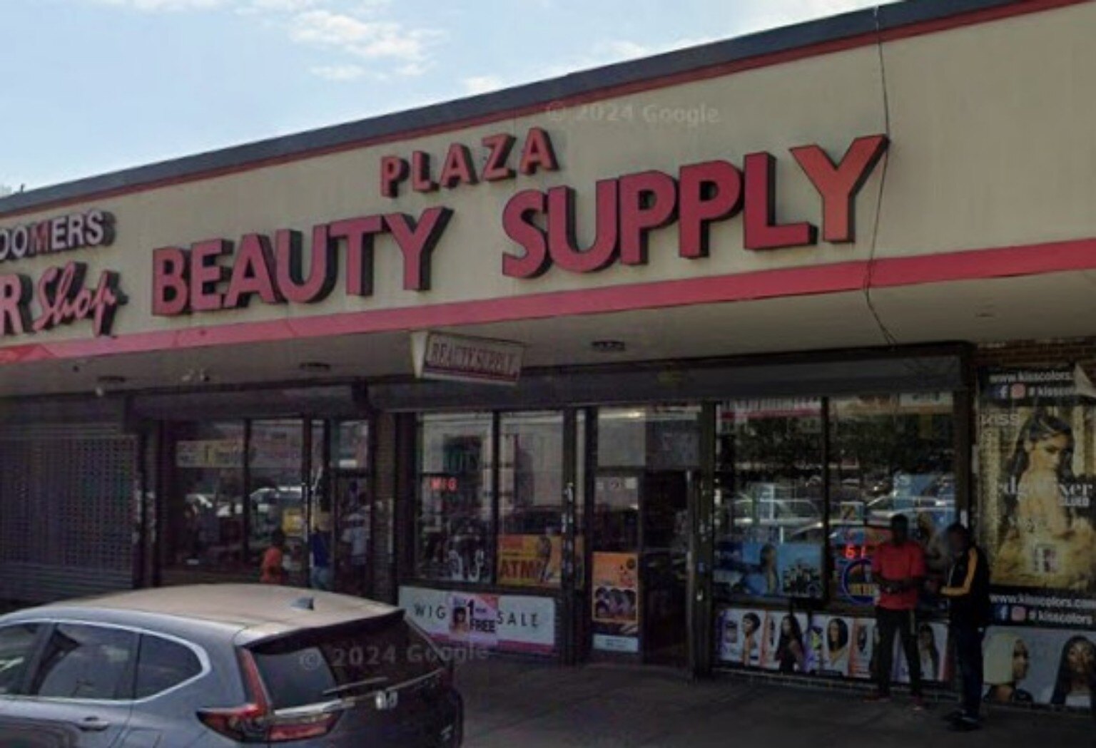 Exterior of One Plaza Beauty Supply on Boston Road in the Bronx
